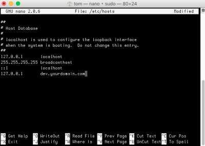 Mac Hosts File